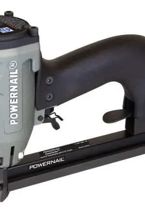Powernail PTACK54E Electric Carpet Stapler, 3/16 in Crown, Divergent Staple, 83 Magazine Budget