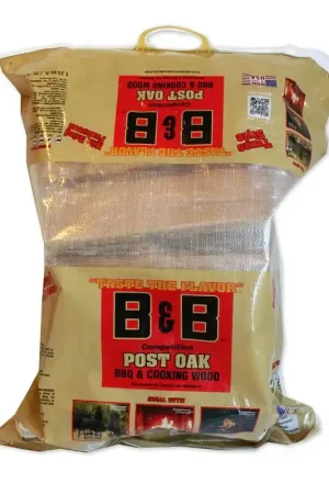 B & B Charcoal 00117 Series Cooking Log, Post Oak, Wood, 90 min Burn Time, 1.25 cu-ft Low Price