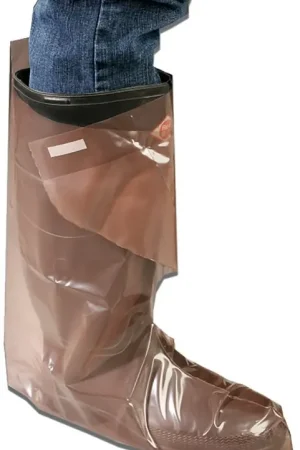 Best Choice Neogen MaxiBoot MT400-XL Series Disposable Boots, XL, Press-Tab Fastener Closure, Polymer, Dark Brown