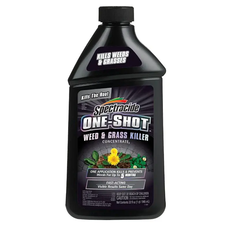 Special Offer Spectracide ONE-SHOT HG-97188 Weed and Grass Killer Concentrate, Liquid, Clear/Pale Yellow, 32 fl-oz Bottle