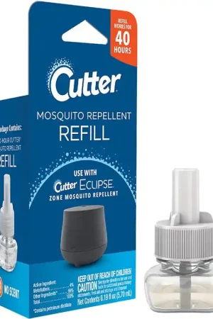 Today Only Cutter Eclipse HG-97202 Mosquito Repellent Refill, Liquid, Slight Solvent, 0.19 lb