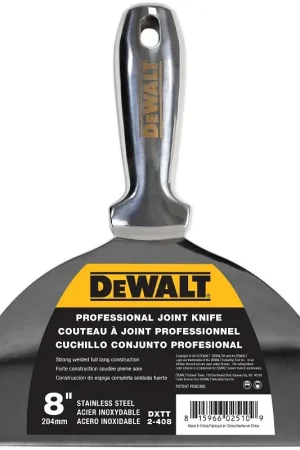 Bargain DEWALT DXTT-2-408 Joint Knife, 8 in W Blade, Stainless Steel Blade, Full-Tang, Precision Ground Blade, Pack of 4