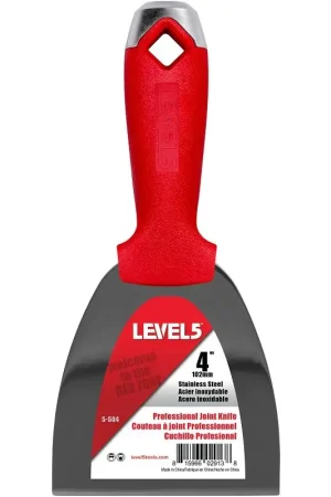Buy Today Level5 5-504 Joint Knife, 4 in W Blade, Stainless Steel Blade, Solid Grip Handle, Polypropylene Handle, Pack of 4