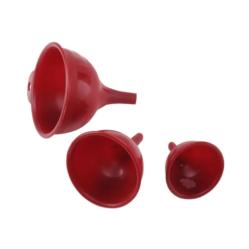 Farberware 5215731 Funnel Set, Plastic, Red, Pack of 3 Order Now