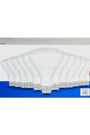 Buy Direct Feit Electric BR30DM85010KLEDMP/12 LED Bulb, 120 V, 650 Lumens, 10.5 W, BR30 Lamp, 65 W Equivalent, Dimmable