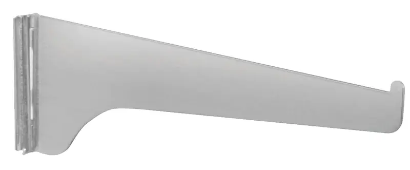 Knape & Vogt 180 ANO 6 Shelf Bracket, 6 in L, Steel, Anochrome Secure Checkout