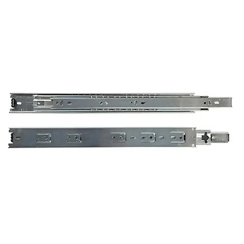 Hot Deal Knape & Vogt True-Trac Series TT100P 600 Drawer Slide, 100 lb, Side Mounting, 600 mm L Rail, Steel, Zinc