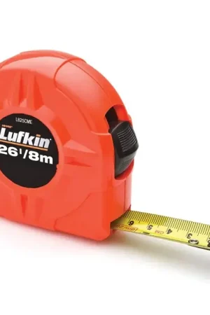 Crescent Lufkin L600N Series L625CMEN Tape Measure, 25 ft L Blade, 1 in W Blade, Steel Blade, ABS Case, Orange Case Price Drop