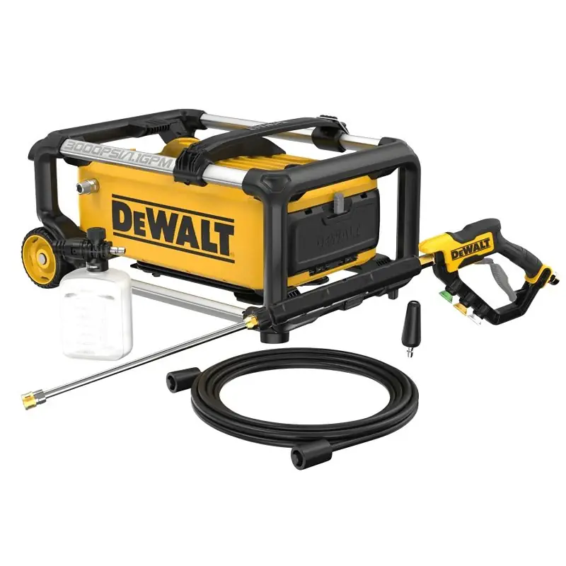 Place Order DEWALT DWPW3000 Pressure Washer, 15 A, Axial Cam Pump, 3000 psi Operating, 1.1 gpm, Quick-Connect Nozzle, 25 ft L Hose