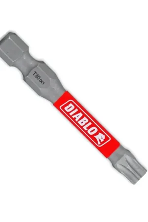 Buy Today Diablo DT302P2 Drive Bit, #30 Drive, Torx Drive, 1/4 in Shank, Hex Shank, 2 in L