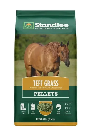Get Yours Standlee 2175-30101-0-0 Teff Grass Feed, Pellet, 40 lb