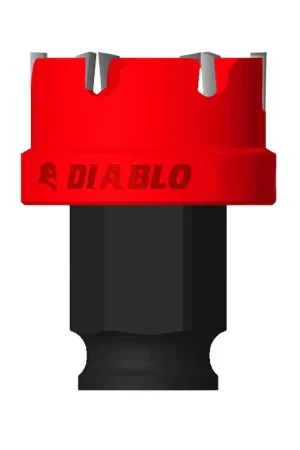 Best Price Diablo Steel Demon DHS1219CF Hole Cutter, 1-7/32 in Dia, Carbide Cutting Edge