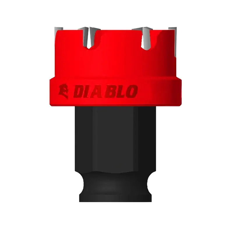 Best Price Diablo Steel Demon DHS1219CF Hole Cutter, 1-7/32 in Dia, Carbide Cutting Edge