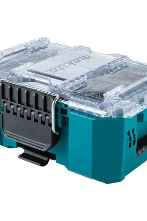 Affordable Makita MAKTRAK T-90065 Deep Compact Organizer, 522 cu-in, Copolymer/Resin, Teal, 5-Compartment