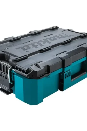 Get Yours Makita MAKTRAK T-90037 Medium Tool Box, 1123 cu-in, Copolymer/Resin, Teal