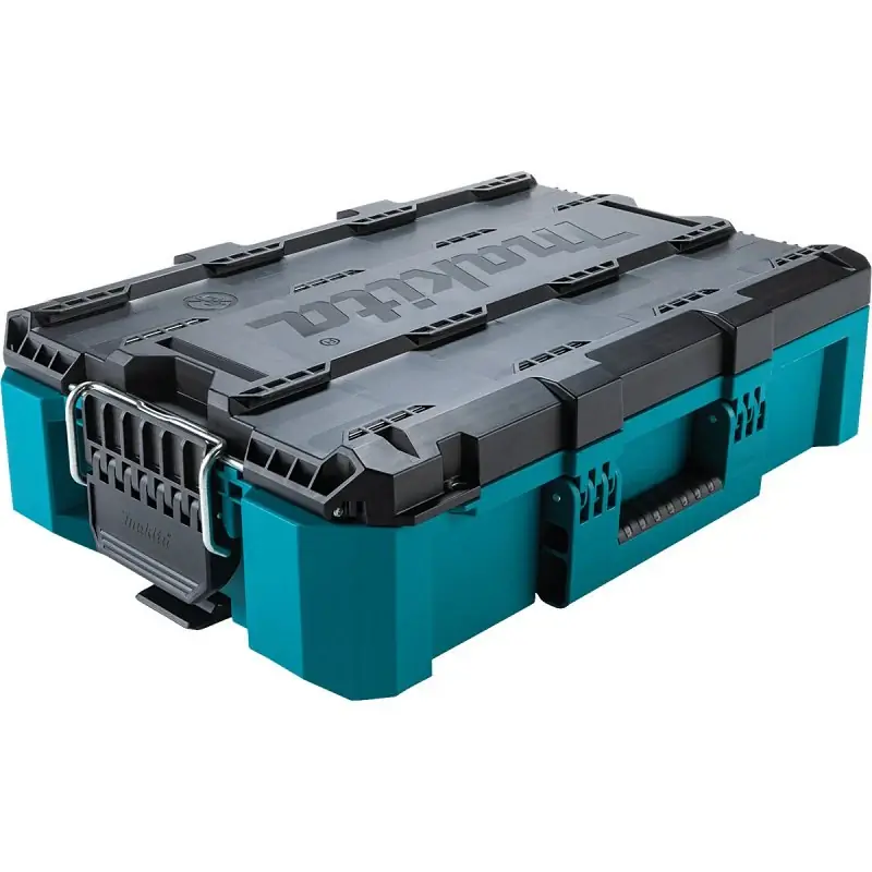 Get Yours Makita MAKTRAK T-90037 Medium Tool Box, 1123 cu-in, Copolymer/Resin, Teal