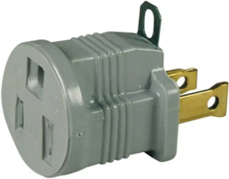 Budget Legrand 210GCC75 Adapter, 15 A, 125 V, NEMA: NEMA 1-15P, 5-15R, Gray