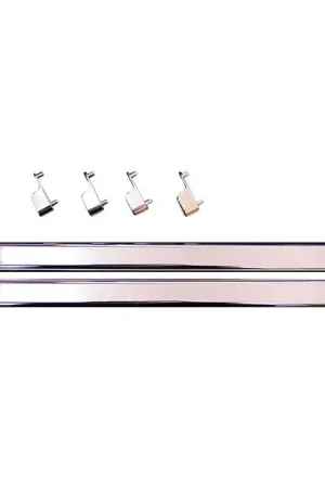 Instant Buy Easy Track RR1024-CH Wardrobe Rod, 1 in Dia, 24 in L, Steel, Chrome