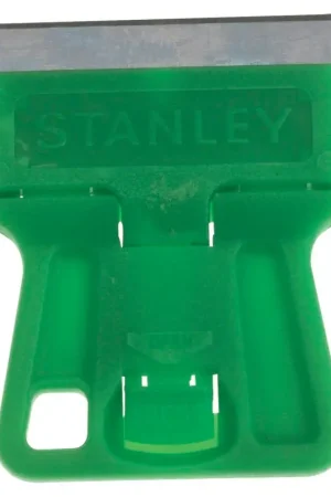 Same Day Shipping STANLEY 28-100 Scraper, 1-1/2 in W Blade, 1-Edge, Razor Blade, HCS Blade, Plastic Handle, 1-13/16 in OAL
