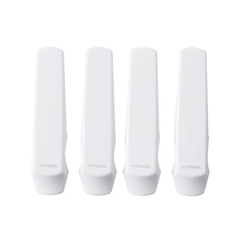 North States White Plastic Door and Window Ledge Lock 4 pk Factory Price
