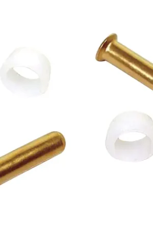 Dial 1/4 in. H Orange Brass Delrin Sleeve and Poly Tube Brass Insert Hot Picks