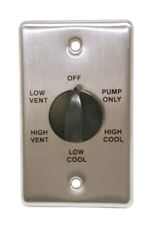 Buy Direct Dial Black Metal Evaporative Cooler Wall Switch