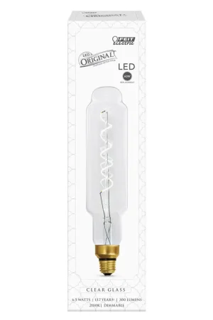 Feit Bottle E26 (Medium) Filament LED Bulb Soft White 60 Watt Equivalence 1 pk Seasonal Sale