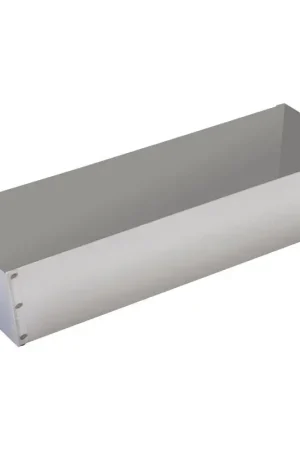 Shop Now Warner Stainless Steel Mud Pan 3.5 in. H X 4 in. W X 12 in. L