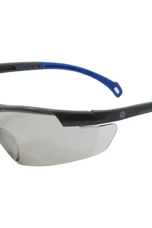 General Electric 01 Series Anti-Fog Impact-Resistant Safety Glasses Indoor/Outdoor Mirror Lens Blue Price Drop