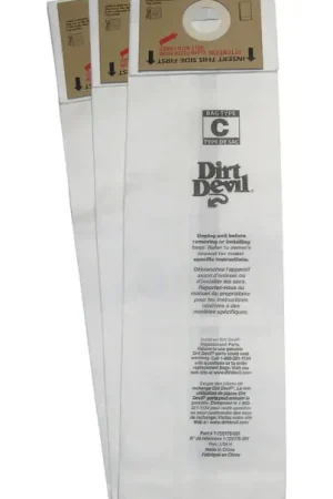 Direct From Factory Dirt Devil Vacuum Bag For For Deluxe and MVP Upright Vacuum Cleaners 3 pk