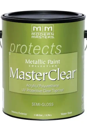 Next Day Delivery Modern Masters Semi-Gloss Clear Water-Based Protective Coating Exterior and Interior 1 gal, Pack of 2