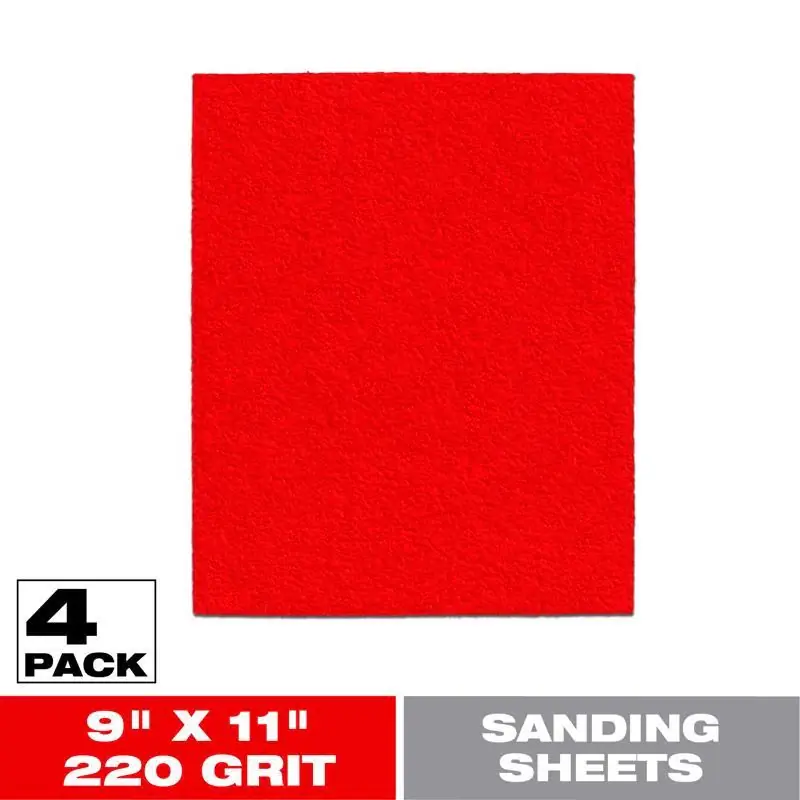 Price Cut Diablo 9 in. L X 11 in. W 220 Grit Aluminum Oxide Sanding Sheet 4 pk