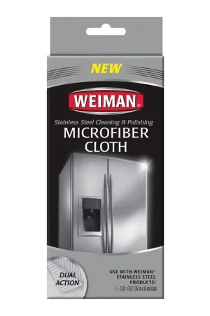 Weiman Microfiber Stainless Steel Cleaning and Polishing Cloth 13.8 in. W X 13.8 in. L 1 pk 1 pk, Pack of 6 Save Now