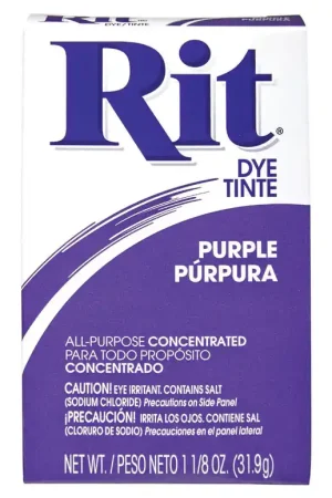 Clearance Rit 1.13 oz Purple For Fabric Dye, Pack of 6