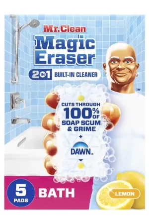 Clearance Mr. Clean Magic Eraser Non-Scratch Cleaning Pad For All Purpose 4.6 in. L 5 pk, Pack of 4