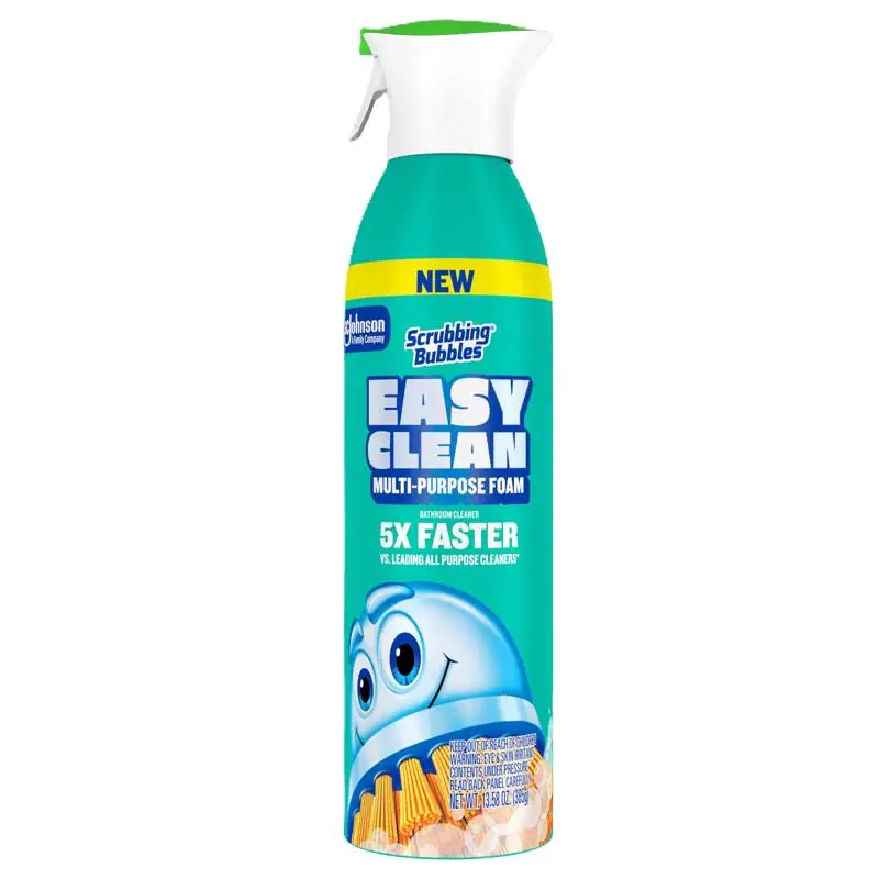 Hassle-Free Returns Scrubbing Bubbles Fresh Scent Bathroom Cleaner Foam 13.58 oz, Pack of 6