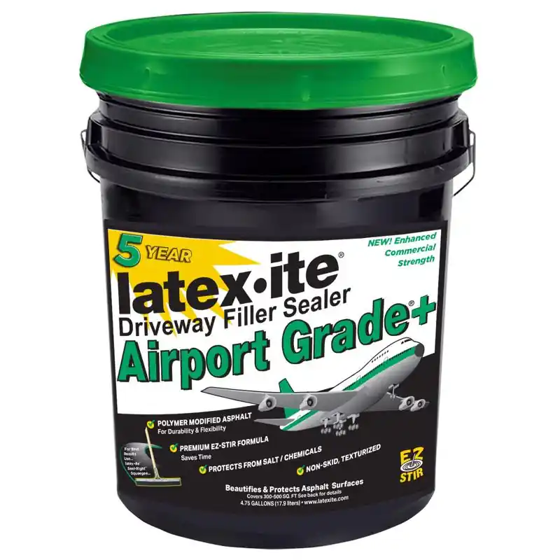 New Arrival Latex-Ite Airport Grade+ Flat Black Asphalt Driveway Sealer 4.75 gal
