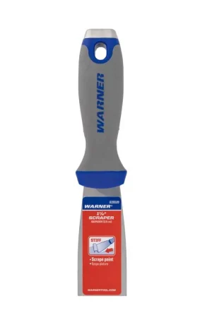 Authentic Warner 1.5 in. W High-Carbon Steel Stiff Putty Knife, Pack of 5