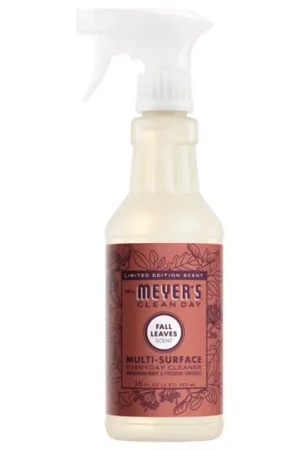 Mrs. Meyer's Clean Day Fall Leaves Scent Concentrated All Purpose Cleaner Liquid Spray 16 fl. oz., Pack of 6 Reduced Price