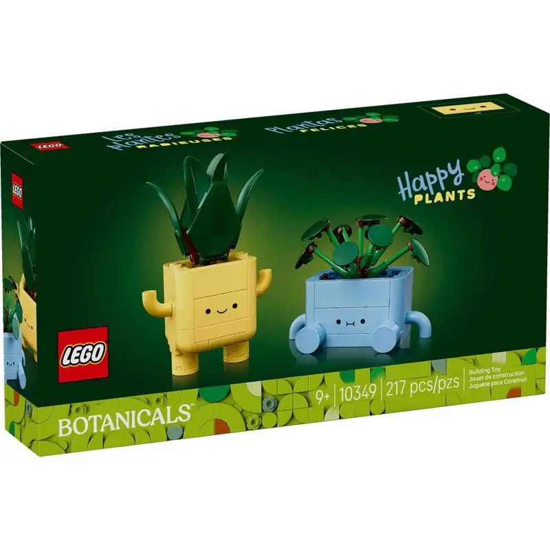 Popular LEGO Botanicals Happy Plants Building Set Multicolored 217 pc