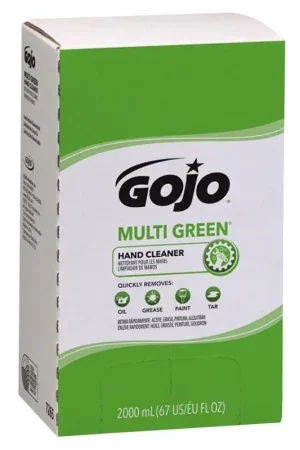 Gojo Multi Green Citrus Scent Hand Cleaner Dispenser Refill 2000 ml, Pack of 4 Fan Favorite
