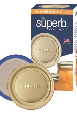 Low Price Superb Wide Mouth Canning Lid 60 pk