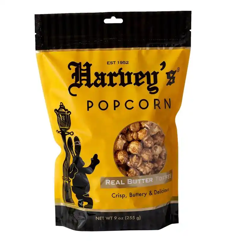 Harvey's Real Butter Toffee Popcorn 9 oz Bagged, Pack of 12 Best Price