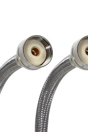 Fluidmaster 3/4 in. Hose Thread X 3/4 in. D Hose Thread 48 in. Stainless Steel Washing Machine Suppl, Pack of 10 Hot Picks