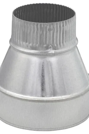 Authentic Imperial 5 in. D X 3 in. D Galvanized Steel Furnace Pipe Reducer