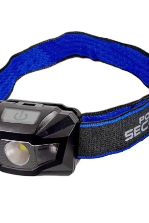 Factory Price Police Security Connector 2.0 280 lm Black LED Head Lamp AAA Battery