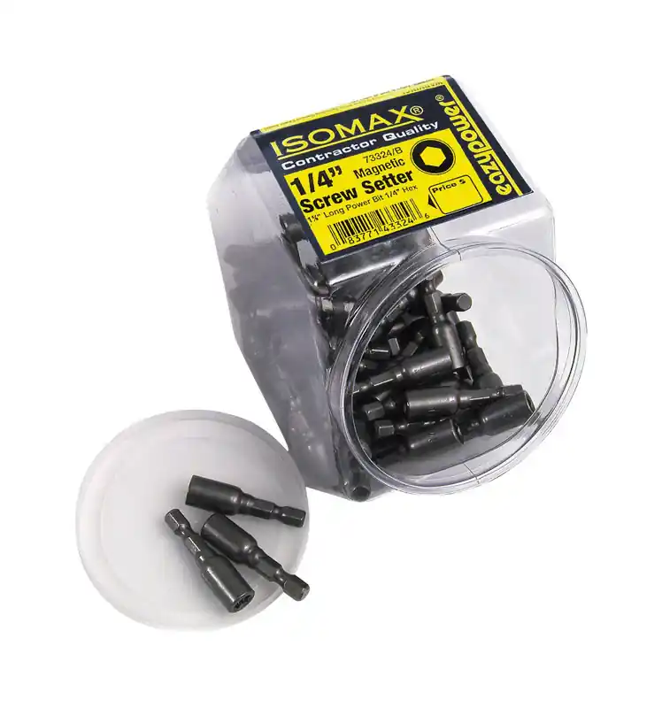 Grab Now Eazypower Isomax 1/4 in. X 1-5/8 in. L Nut Setter Power Bit Steel 50 pc, Pack of 50