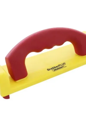 Milescraft GrabberPlus Rubber 8.25 in. L X 4 in. W Miter Table Saw Router Red/Yellow 1 pc Hassle-Free Returns
