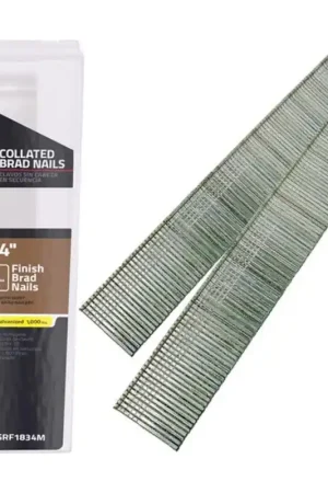 Best Seller Grip-Rite 3/4 in. L X 18 Ga. Straight Strip Electro Galvanized Finish Nails 1000 pk, Pack of 5
