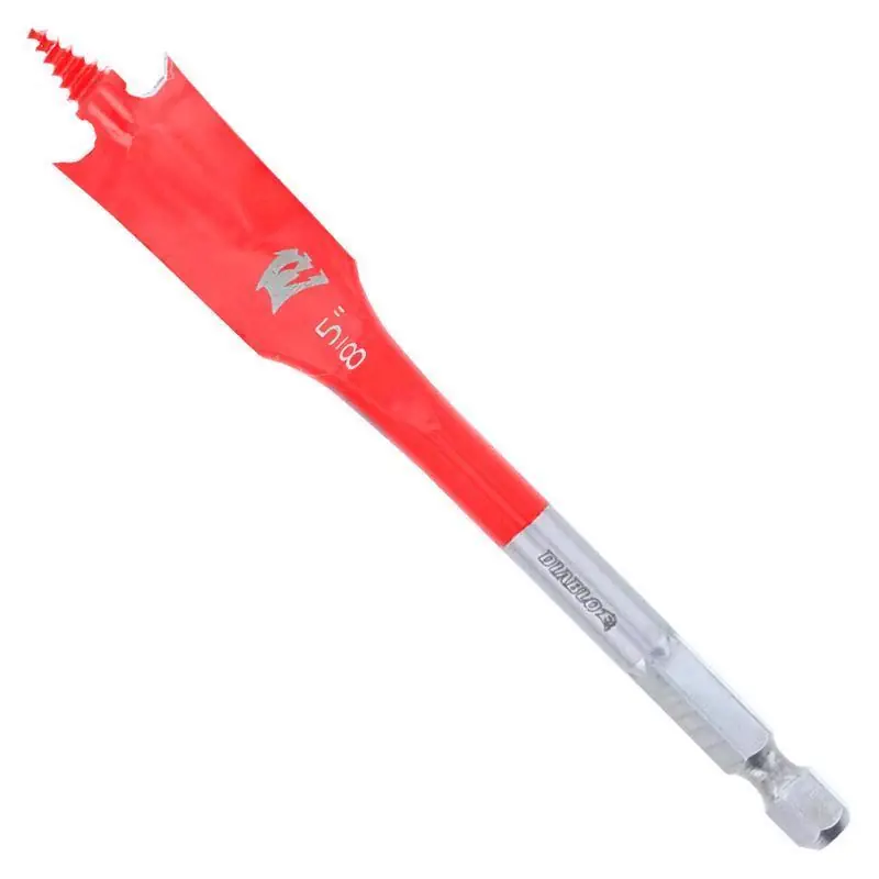 Certified Diablo 5/8 in. X 4 in. L High Speed Steel Clean Wood Spade Bit Hex Shank 1 pk